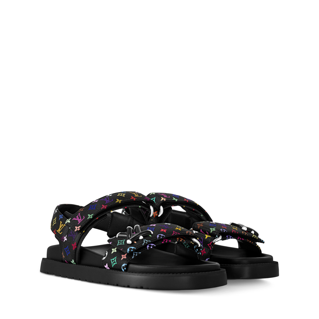 LV x TM Sandália LV Sunset Flat - Sapatos | LOUIS VUITTON ®